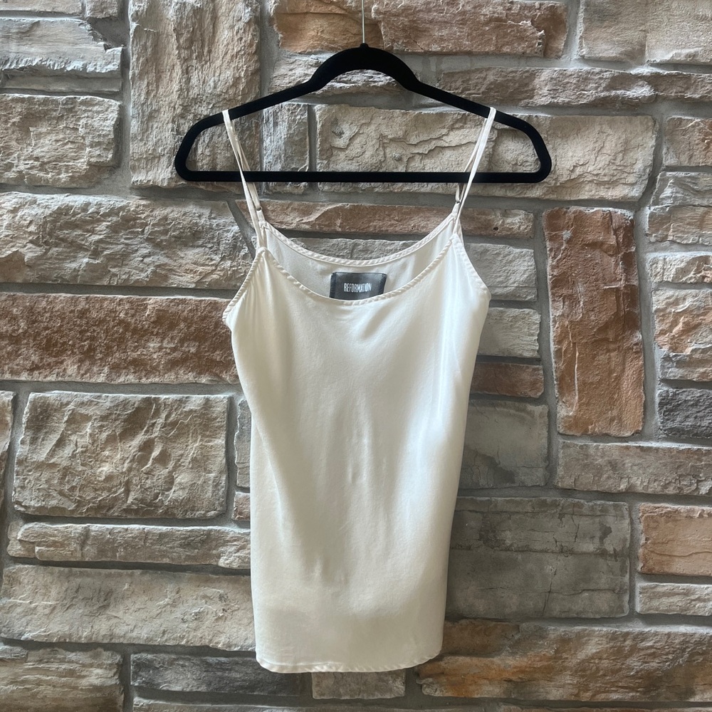 Reformation 100% Silk Camisole